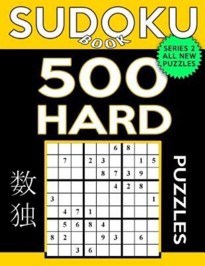 Cover for Sudoku Book · Sudoku Book 500 Hard Puzzles (Pocketbok) (2017)