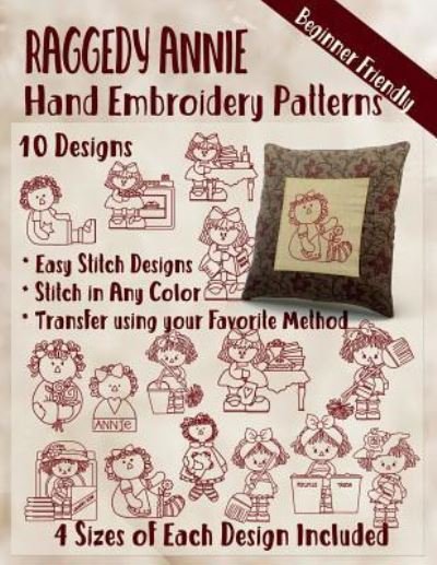 Cover for Stitchx Embroidery · Raggedy Annie Hand Embroidery Patterns (Paperback Bog) (2017)