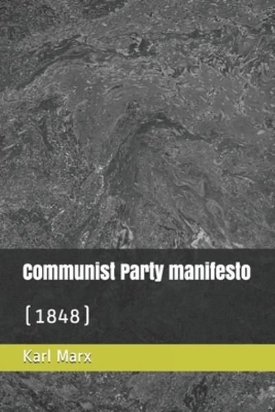Cover for Friedrich Engels · Communist Party manifesto (Taschenbuch) (2019)
