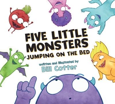 Cover for Bill Cotter · Five Little Monsters Jumping on the Bed (Paperback Book) (2022)