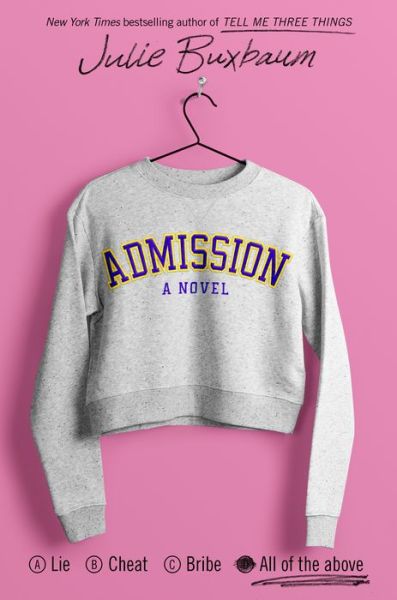 Cover for Julie Buxbaum · Admission (Hardcover Book) (2020)