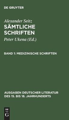 Cover for Seitz · Sämtliche Schriften.01 (Book) (1970)