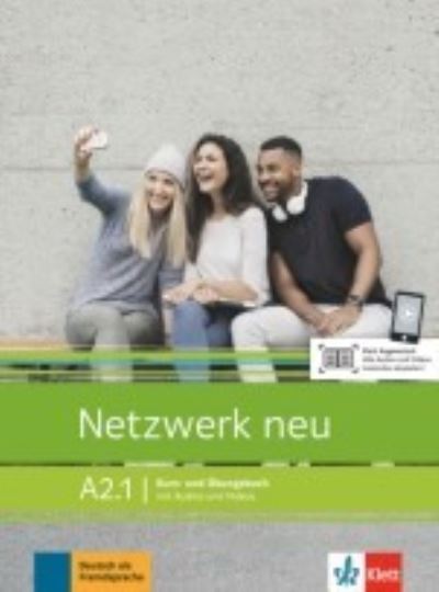 Netzwerk neu in Teilbanden: Kurs- und  Ubungsbuch A2.1 mit Audios und Videos - Stefanie Dengler - Książki - Klett (Ernst) Verlag,Stuttgart - 9783126071628 - 23 stycznia 2020