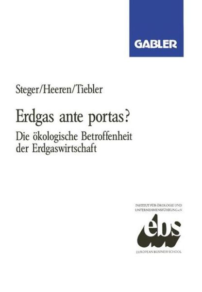 Cover for Ulrich Steger · Erdgas Ante Portas? (Paperback Book) [1992 edition] (1992)