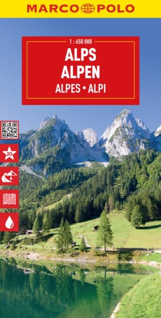 Alps Marco Polo Map - Marco Polo - Books - MAIRDUMONT GmbH & Co. KG - 9783575017628 - October 19, 2023