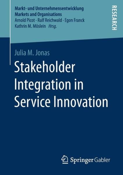 Cover for Jonas · Stakeholder Integration in Service Innovation (Book) [1st ed. 2018 edition] (2017)