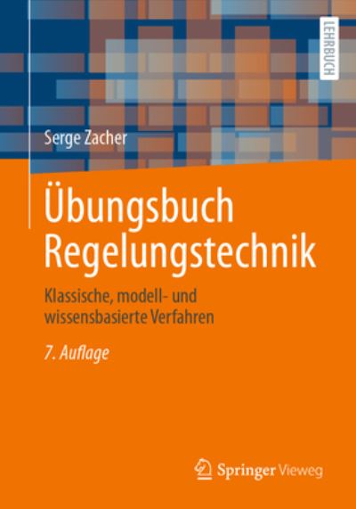 Cover for Zacher · ÃƒÅ“bungsbuch Regelungstechnik (Book) (2022)