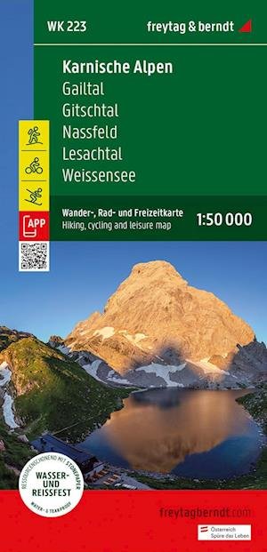 Cover for Wk 223-23 Karnische Alpen · Karnische Alpen Gailtal-Gitschtal-Nassfeld - Wander-Rad-Freizeitkarte (Kartor) (2023)