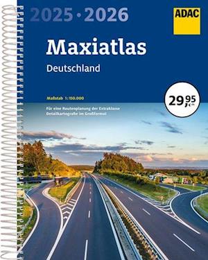 ADAC Maxiatlas 2025/2026 - Mair-Dumont - Książki - ADAC Verlag - 9783826423628 - 15 sierpnia 2024