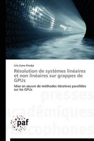 Lilia Ziane Khodja · Résolution De Systèmes Linéaires et Non Linéaires Sur  Grappes De Gpus: Mise en Oeuvre De Méthodes Itératives Parallèles Sur Les Gpus (Paperback Book) [French edition] (2018)