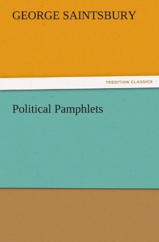 Cover for George Saintsbury · Political Pamphlets (Tredition Classics) (Paperback Book) (2011)