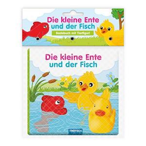 Cover for Trötsch Badebuch mit Tierfigur Die kleine Ente und der Fisch (Book) (2023)