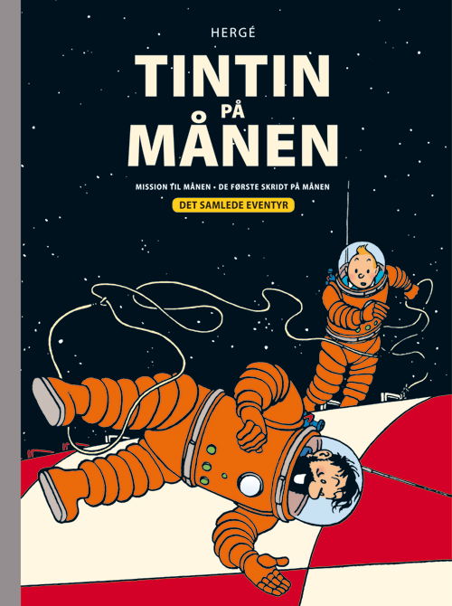 Cover for Hergé · Tintin: Tintin på Månen – Det samlede eventyr (Bound Book) [1. wydanie] (2019)