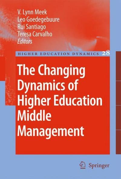Cover for V Lynn Meek · The Changing Dynamics of Higher Education Middle Management - Higher Education Dynamics (Hardcover bog) [2010 edition] (2010)