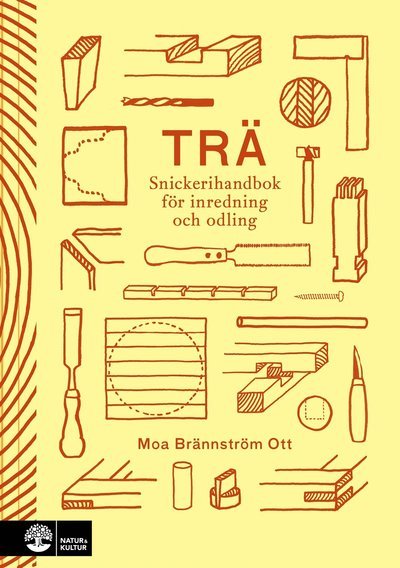 Cover for Moa Brännström Ott · Trä : snickerihandbok för inredning och odling (Indbundet Bog) (2017)