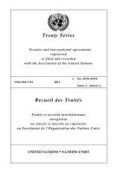 Cover for United Nations · Treaty Series 2794 (English / French Edition) (Paperback Bog) [French edition] (2017)