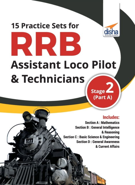 Cover for Disha Experts · 15 Practice Sets for RRB Assistant Loco Pilot &amp; Technicians 2018 Stage 2 (Part A) (Paperback Book) (2019)