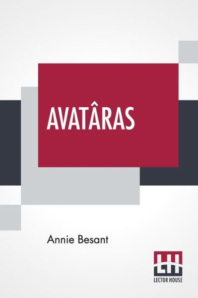 Cover for Annie Besant · Avataras (Taschenbuch) (2020)