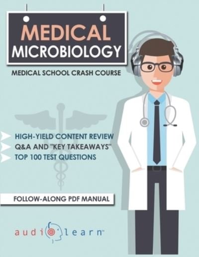 Cover for Audiolearn Medical Content Team · Medical Microbiology: Medical School Crash Course (Taschenbuch) (2020)