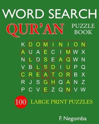 Cover for F Negomba · Word Search Qur'an Puzzle Book (Paperback Bog) (2020)