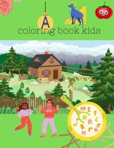 Cover for Med · Coloring Book Kids (Pocketbok) (2021)