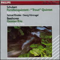 Cover for Beaux Ars Trio / Rhodes S. / Hortnagel G. · Forellenquintett - ''trout'' Quintet / Geister-trio (CD) (1982)