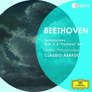 Dg Duo-beethoven: Symphonies 5 6 & 9 - Berliner Philharmoniker Claudio Abbado - Musik - DEUTSCHE GRAMMOPHON - 0028947795629 - 14 februari 2012