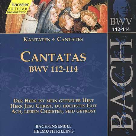 Cover for Bach / Gachinger Kantorei / Rilling · Sacred Cantatas Bwv 112-114 (CD) (2000)