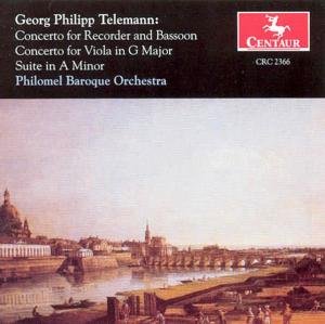 Cover for G.P. Telemann · Concerto For Recorder And (CD) (1996)