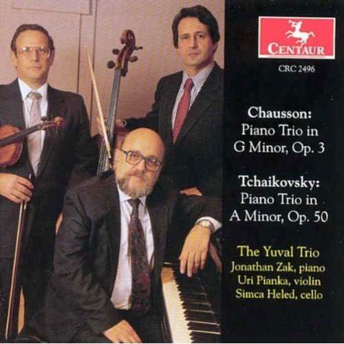 Piano Trio G Minor Op 3 / Piano Trio a Minor Op 50 - Chausson / Tchaikovsky / Yuval - Musiikki - Centaur - 0044747249629 - tiistai 27. maaliskuuta 2001