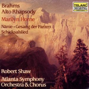 Brahms: Alto Rhapsody - Atlanta Symp Orch / Shaw - Music - Telarc - 0089408017629 - November 3, 1988