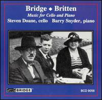 Cover for Bridge / Britten / Doane / Snyder · Cello &amp; Piano Music (CD) (1995)
