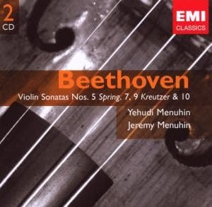 Beethoven: Violin Sonatas Nos. - Menuhin,Yehudi / Menuhin,Jeremy - Musikk - EMI - 0094638175629 - 7. november 2007