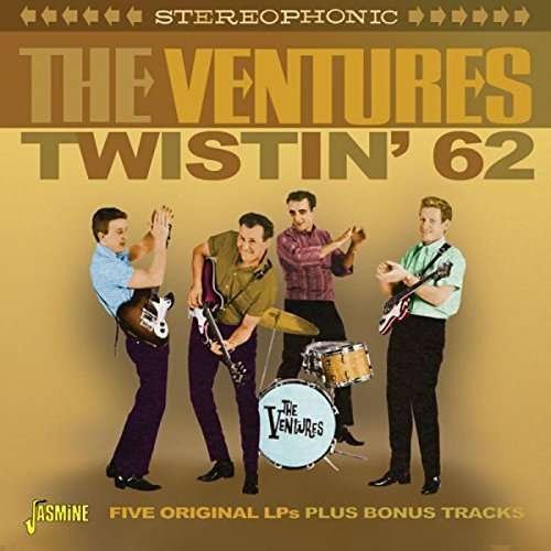 Twistin 62 - Five Original Lps Plus Bonus Tracks - Ventures - Musikk - JASMINE RECORDS - 0604988077629 - 29. januar 2016