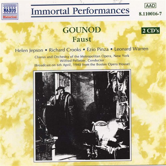Gounod: Faust / Various - Gounod: Faust / Various - Musiikki - Naxos Historical - 0636943101629 - torstai 18. marraskuuta 2004