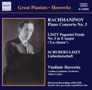 Cover for Rachmaninov / Liszt / Schuber · Piano Concerto No.3/paganini Etude (CD) (2003)