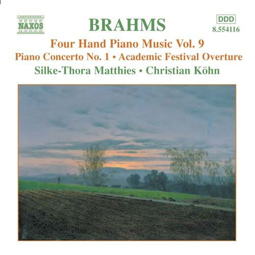 Brahmsfour Hand Piano Music Vol 9 - Matthieskohn - Musiikki - NAXOS - 0636943411629 - maanantai 29. syyskuuta 2003