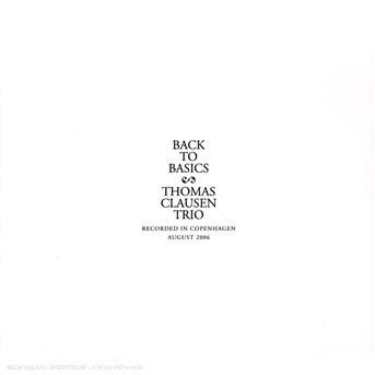 Cover for Thomas Clausen Trio · Back to Basics (CD) [Digipak] (2019)