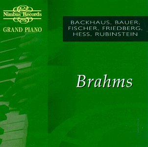 Brahms - Brahms / Backhaus / Bauer / Fischer / Fried - Musik - NIMBUS - 0710357880629 - 26. juni 2000