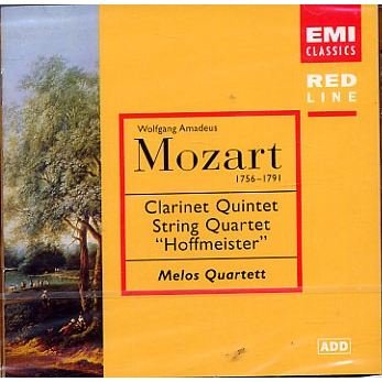 Cover for Melos Quartett · Mozart - Clarinet Quintet - Etc (CD)
