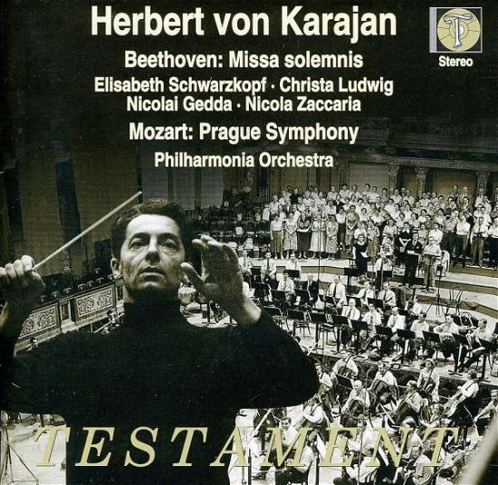 Karajan Dir. Schwarzkopf m.fl. · Missa Solemnis Testament Klassisk (CD) (2003)