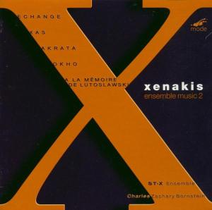 Cover for Stx Ensemble; Charles Bornstein · Iannis Xenakis: Xenakis Edition 2-Ensemble Music 2 (CD) (1996)