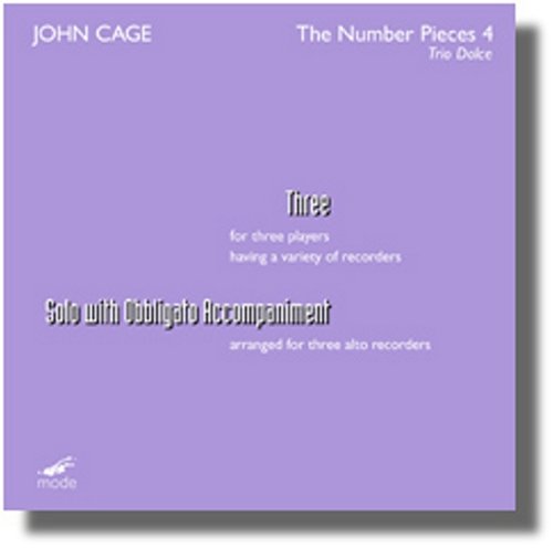 Number Pieces 4 - J. Cage - Musique - MODE - 0764593018629 - 23 octobre 2007