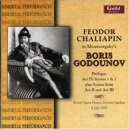 Cover for Moussorgsky / Chaliapin / Barrachi / Bellezza · Boris Godounov Selections Covent Garden 1928 (CD) (2002)