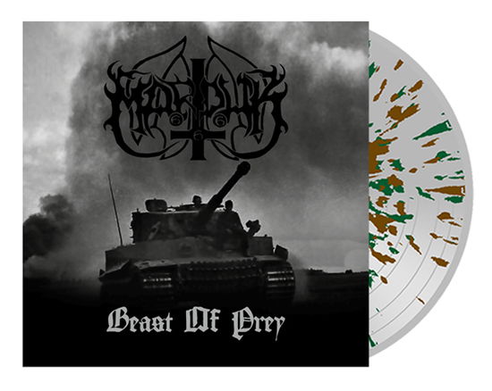 Cover for Marduk · Beast of Prey: Brutal Assault (Clear W/ Brown &amp; Green Splatter Vinyl) (LP) (2024)