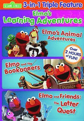 Cover for Elmo's Learning Adventures: Triple Feature (DVD) (2012)