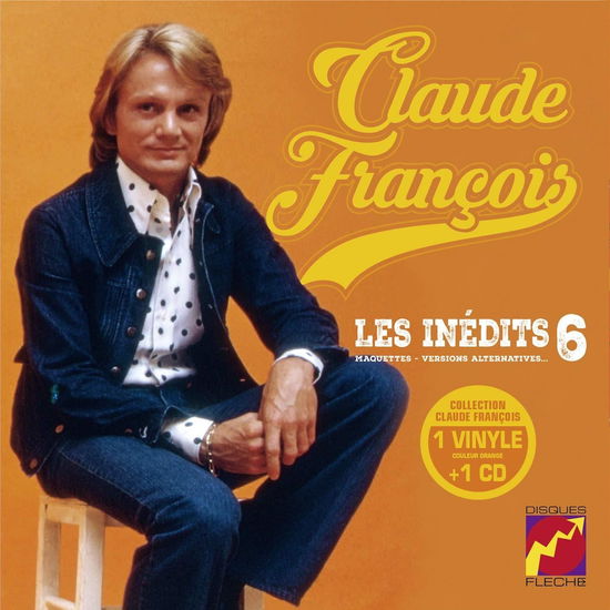 Claude Francois · Les Inedits Vol. 06 (Orange Vinyl) (LP) (2020)