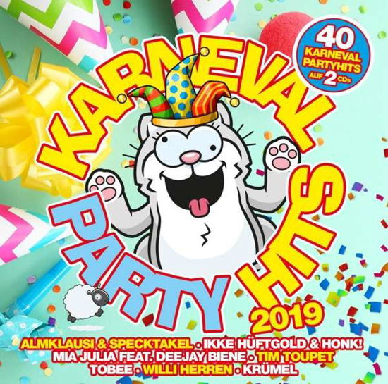 Karneval Party Hits 2019 - V/A - Musiikki - GOLDAMMER - 4005902508629 - perjantai 19. lokakuuta 2018