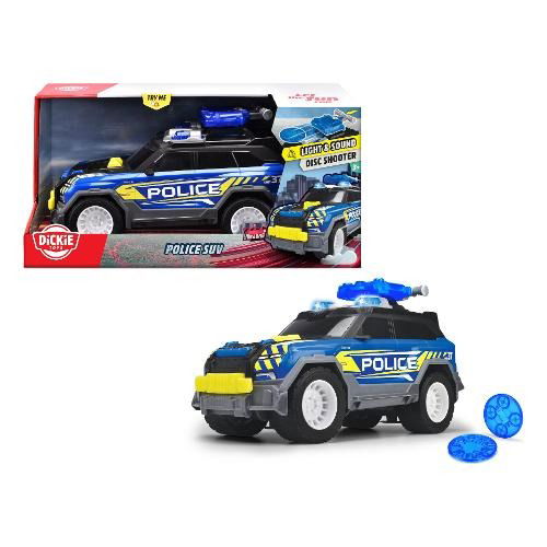 Cover for Dickie · Dickie Politie SUV met Licht en Geluid (Zabawki)