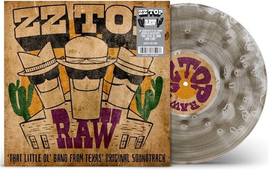 Cover for ZZ Top · Raw ('that Little Ol' Band from Texas' Ost) (Indie Exclusive Ghostly Grey Vinyl) (LP) [Coloured edition] (2022)